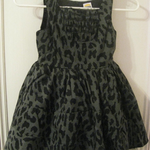 Girls Harajuku Mini Leopard Print Dress-Size 6/6x - Picture 4 of 5